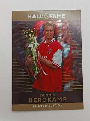 Topps Premier League 2026 Dennis Bergkamp Hall of Fame Arsenal London HOF4