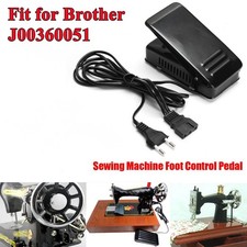 Foot Control Pedal + Power Cord Replacement For Brother J00360051 Sewing Machine
