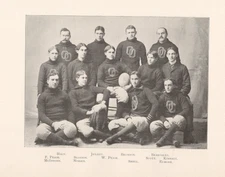 1899 Oberlin Hi-O-Hi Page Class of 1900 Football Team Group Photo