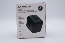 Travel Adapter International Universal 65W Charge Ports Converter Plug Charger