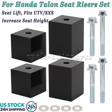 For Honda Talon 1000  Aluminum Seat Risers To Increace Seat Height Fits UTV/SXS