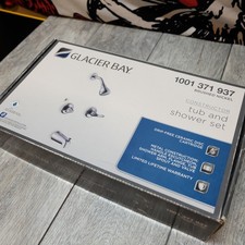 Glacier Bay Constructor Two Handle Tub  Shower Set Brushed Nickel 1001 371 937