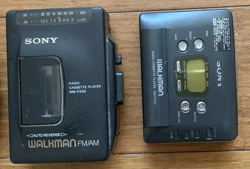 VTG Lot Of 4 Sony Walkman Players WM-FX511/WM-FX30/WM-FX10 As Is Untested FS