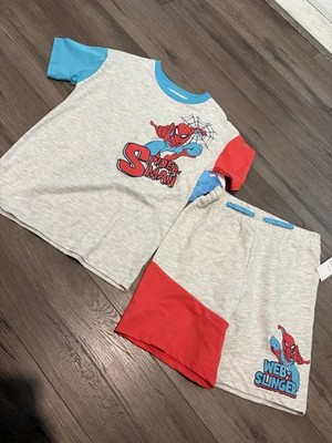 Boys Marvel Spiderman 2PC Set Size 9/10