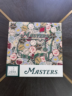 2024 Masters Badges Puzzle Springbok 1000 Piece Used ALL Pieces Golf Augusta