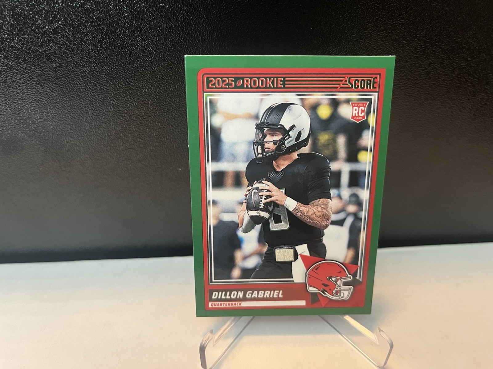 2025 Score Dillon Gabriel Green Parallel Rookie Card (RC) #41 Cleveland Browns