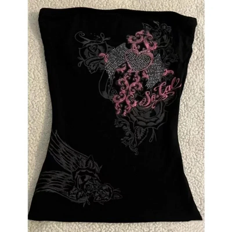 Women Coquette Fairycore Y2K Aesthetic Cami Top Print Halter Tank S-L
Opens in a new window or tab