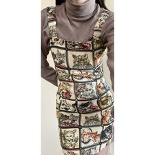 Tapestry Cider Cat Lovers Dream Dress Vintage, XL