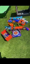 Nerf Gun Collection With Stand and Battery Operated Target Paid Over £400