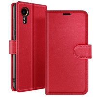 Zanaé, Portemonnaie Etui Galaxy Xcover 7 StäNder Magnetverschluss, Rot