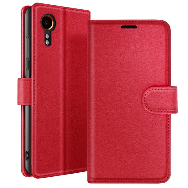 Zanaé, Portemonnaie Etui Galaxy Xcover 7 StäNder Magnetverschluss, Rot-image