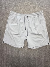 Rhone Men's 8  All Time Resort Performance Shorts Gray Linerless Size XL 38x8