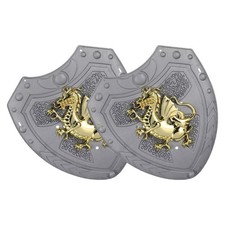  2 Pcs Bouclier Médiéval De Chevalier Costume Cosplay D'Halloween