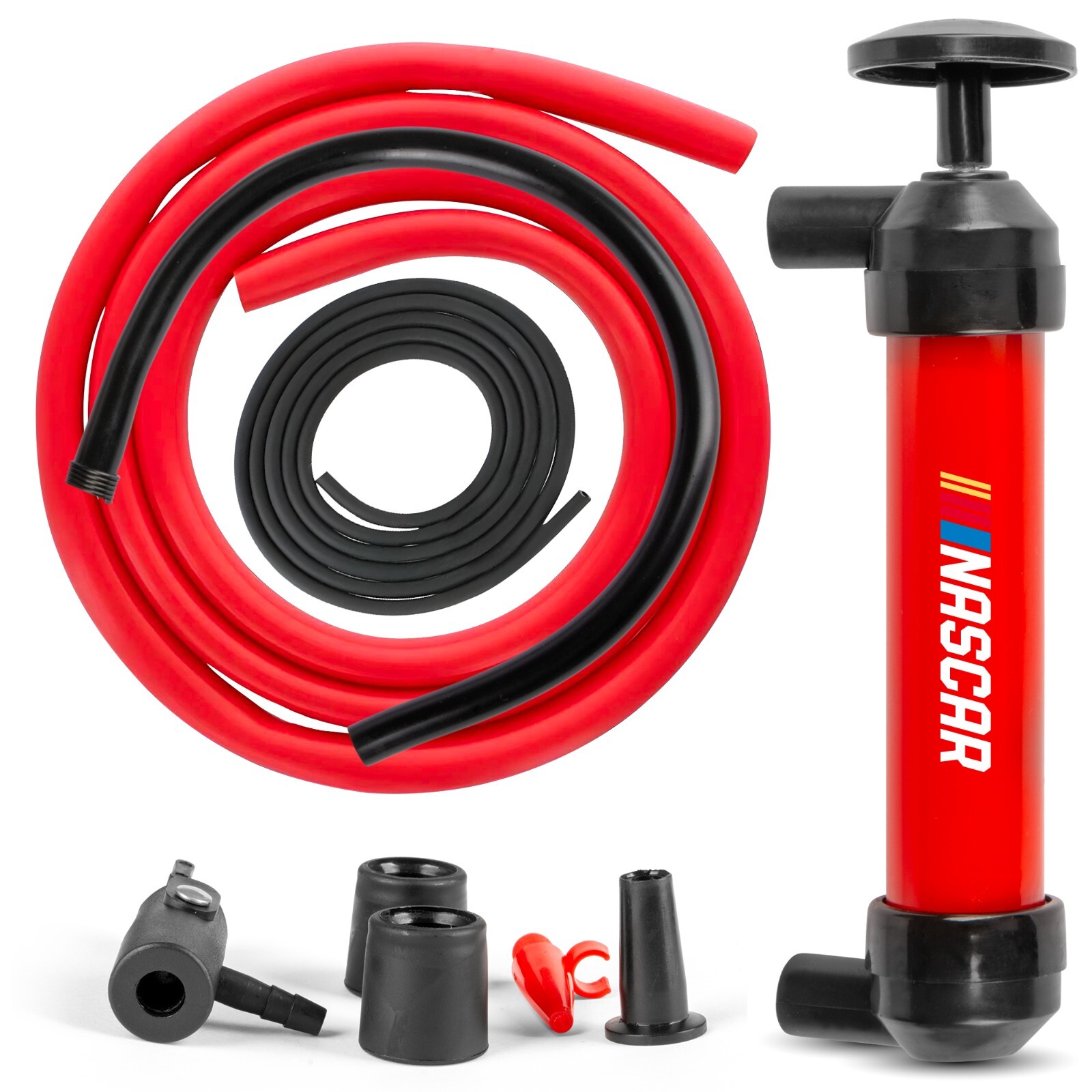 NASCAR Transfer Pump-Multi-Use Hand Siphon for Gasoline, Oil