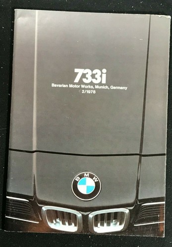1978 - BMW 733i - Sales Brochure / Color Catalog