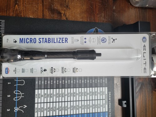 Elite Archery 8" Carbon Micro Stabilizer Black