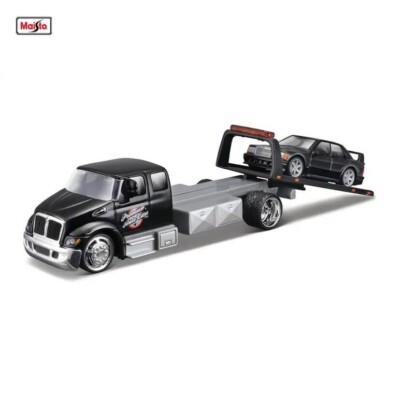 Maisto Design Elite Transport 1:64 FLATBED/1990 Mercedes-Benz 190E