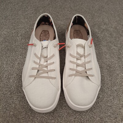 Hey Dude Cody Craft Linen Women\'s Shoes Sneakers Size 7 White Slip On Casual Hey Dude Cody Craft Linen Womens Shoes Sneakers Size 7 White  main image 2