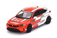 Minigt 686 Honda Civic Type R Pacecar Rot/Weiss (Lhd) MaßStab 1:64