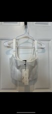 NWT Zara White Satin Corset w/boning PERFECT CONDITION. Size XS