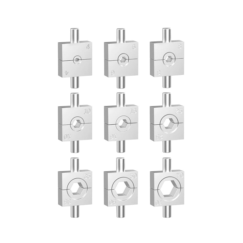 Aderendhülsen Set Hydraulische Crimpzange CZ70 4-70 Mm² Presszange 8 Tonnen Von WELDING Kabelschuh Presszange