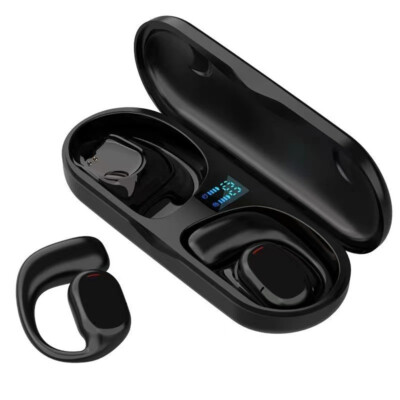 Wireless Headset Bone Conduction Waterproof Ear Hanging Headset Noise Canceling