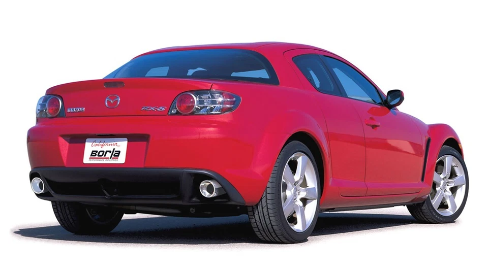Borla Touring Cat-Back Exhaust w/ 4" Polished Tips For 2003-2009 Mazda RX-8 1.3L Foto 2 de 3