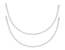 1 Pair Size 38 Replacement Bra Underwire Nylon Coated Heavy Gauge Steel