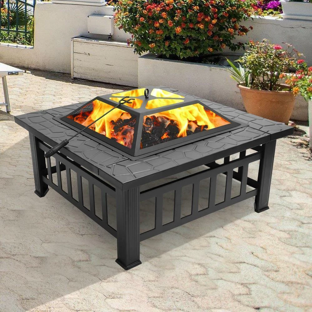 Wood Burning Fire Pit Outdoor Heater Backyard Patio Deck Stove Fireplace  bowl 734690265554 | eBay
