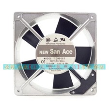 San Ace 109S087 AC 230V 13.5W/12W 0.07/0.06A 12025 12cm Cooling Fan