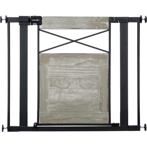 Safety 1st Farmhouse Walk-Through Gate for Babies & Pets, Grey (Used)