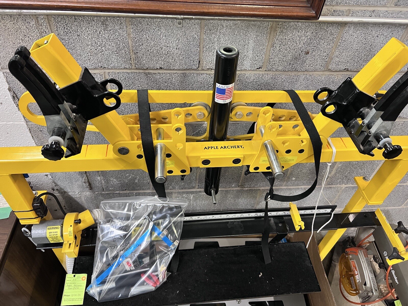 Apple Archery Bow Press W/ Arrow Cutter and Dust Collector eBay