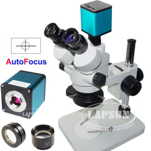 Auto Focus HDMI SONY IMX290 Digital Camera Simul-focal Trinocular Microscope US - Afbeelding 1 van 7