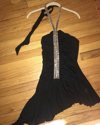 sequin top flowy bottom dress