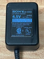 OEM SONY AC POWER ADAPTER MODEL  AC-E455A 4.5V CLASS 2 POWER SUPPLY EUC