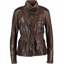 Matchless Notting Hill Leather Jacket, It 40 / Uk 8, Rrp £1199 Made In Italy