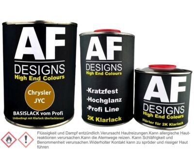 Autolack für Chrysler JYC Bright Amber Perl 1,25L Klarlack Set