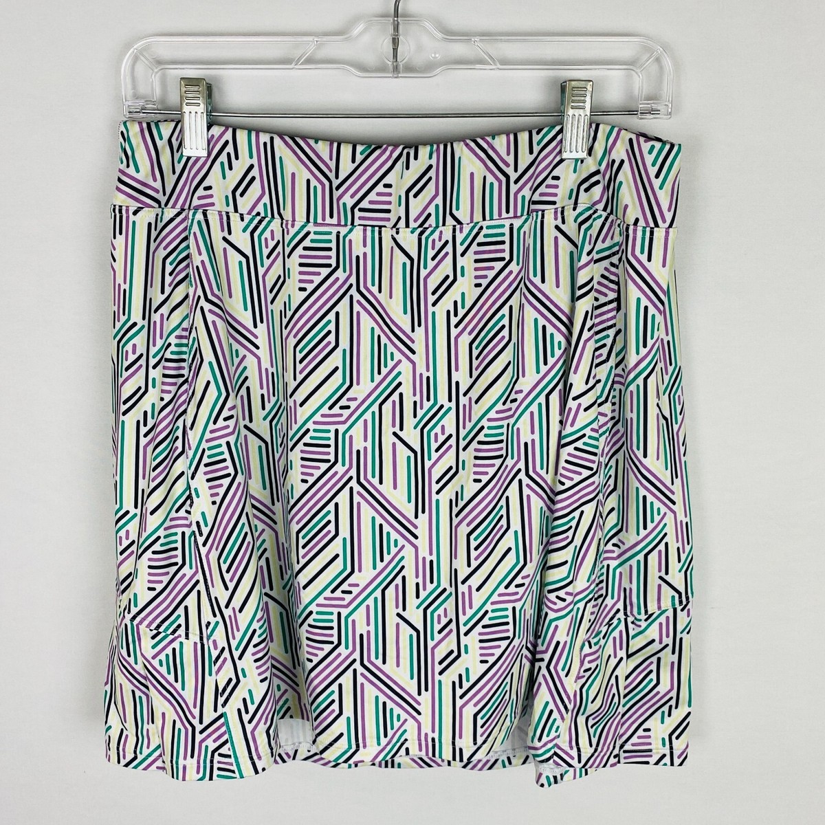 Skirt Sports Skort Womens Colorful Striped Tribal Golf Tennis Plus