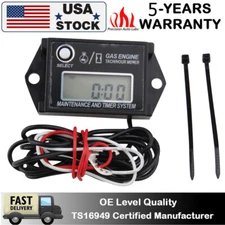 Super Waterproof Tiny Tach Digital Hour Meter Tachometer Resettable Job Timer