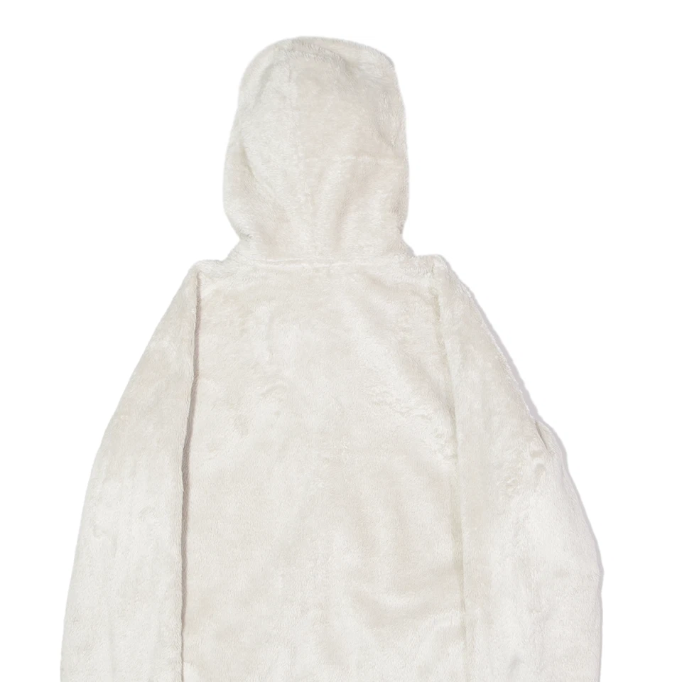 Chaqueta polar para mujer THE NORTH FACE franela crema con capucha M Foto 4 de 4