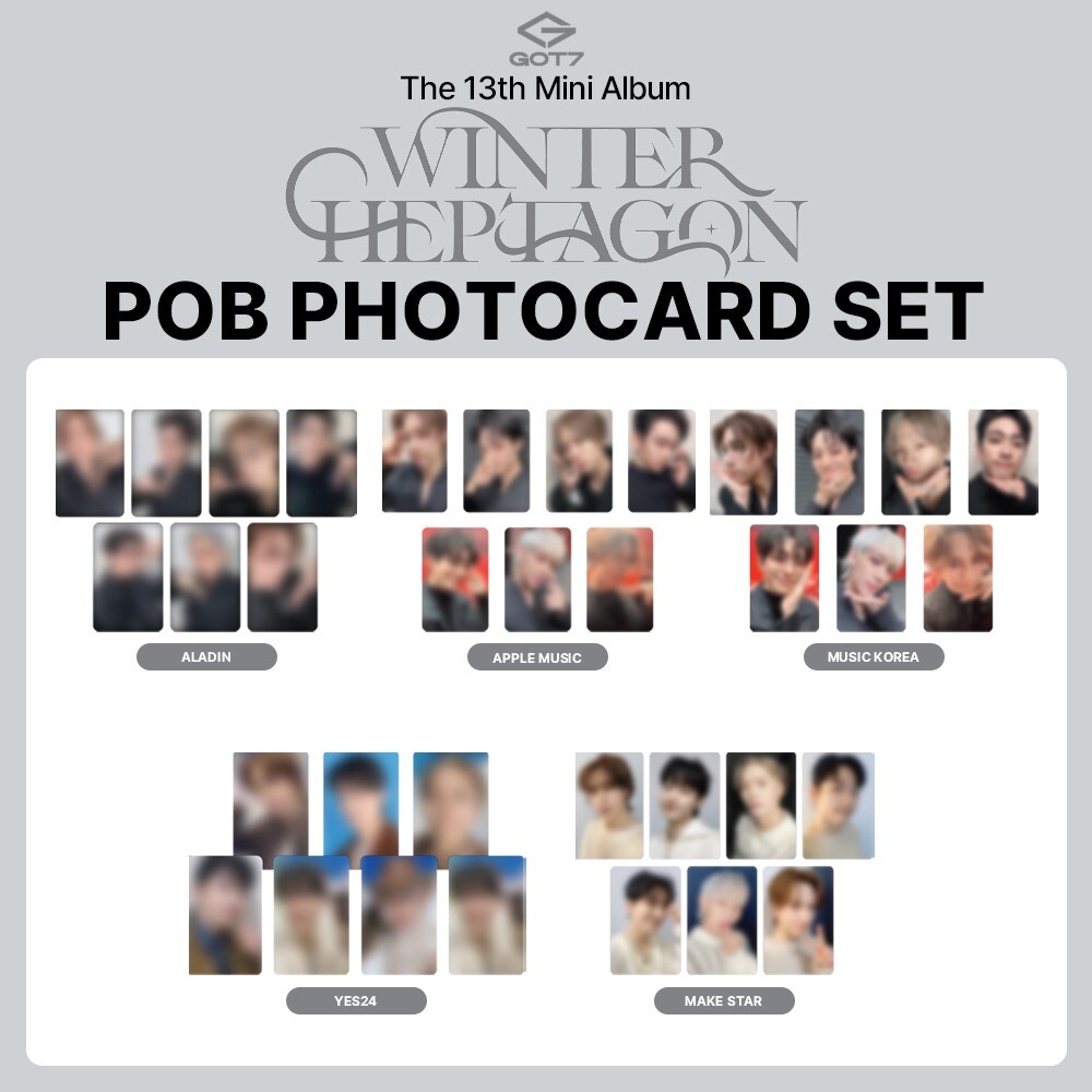 GOT7 winter heptagon LITTLEMINN トレカ