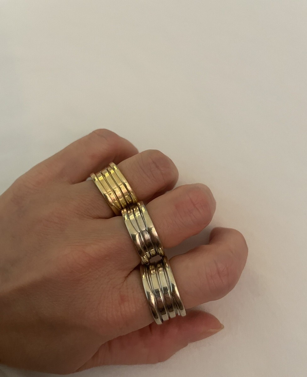 $3160Retailed Bvlgari B.zero1 Ring 18K White Gold Size- 51 $3160Retailed Bvlgari B.zero1 Ring 18K White Gold Size- 51