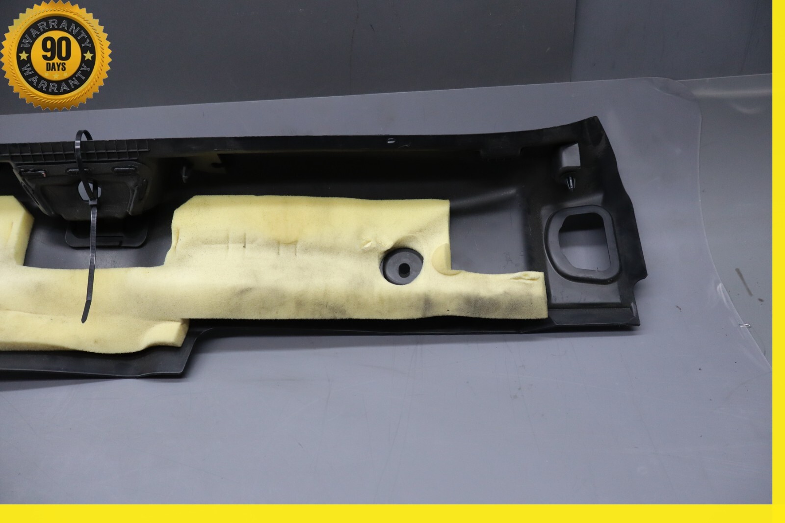 14-20 Maserati Ghibli Rear Trunk Loading Sill Plate Scuff Trim Panel Black Oem