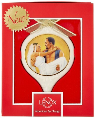Thomas Blackshear Wedding Ornament Love For A Lifetime Ebony Visions Lenox NEW
