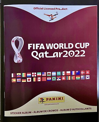 FIFA WORLD CUP 2022, SAME DAY SHIPPING  OFFICIAL COLLECTION SOFT COVER ALBUM 