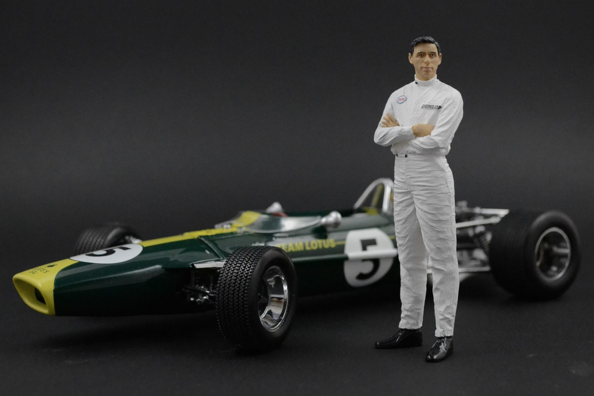 Jim Clark Figure for 1:18 Lotus-Ford Exoto !! NO CAR !! | eBay