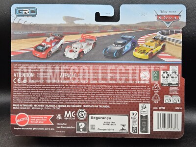 DISNEY PIXAR CARS GRC JACKSON STORM MIGUEL CAMINO 2024 2 PACK SAVE