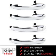 Exterior Door Handle For 2011-2015 Kia Sorento Left Right 2 Pair Set Chrome