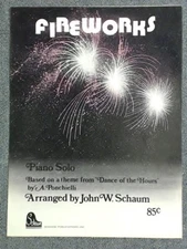 Fireworks Piano Solo Level 6. John Schaum  1980)
