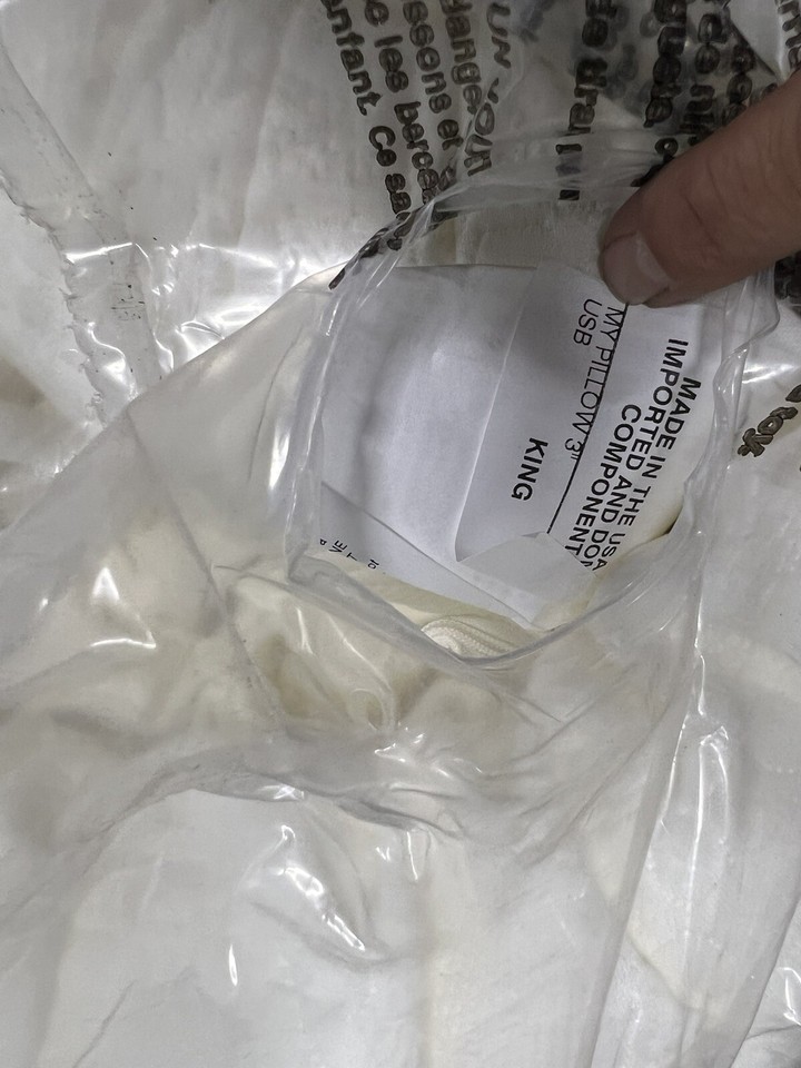 My Pillow 3" Memory Foam Topper King Size NEW eBay